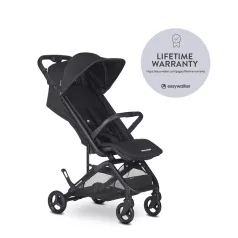   EasyWalker Sport Babakocsi Miley Go Pure Black - Kényelmes Sétákhoz Praktikus Mindennapi Használatra