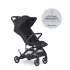 EasyWalker Sport Babakocsi Miley Go Pure Black - Kényelmes Sétákhoz Praktikus Mindennapi Használatra