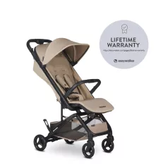   EasyWalker Sport Babakocsi Miley Go Sand Taupe - Kényelmes Sétákhoz Praktikus Mindennapi Használatra