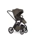 Easywalker Zoey Go Chestnut Brown Kombinált Babakocsi – 22kg-ig, UPF50+ Kupolával és Összecsukható Mózeskosárral