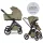 Easywalker Zoey Go Moss Green Kombinált Babakocsi – 22kg-ig, UPF50+ Kupolával és Összecsukható Mózeskosárral