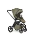 Easywalker Zoey Go Moss Green Kombinált Babakocsi – 22kg-ig, UPF50+ Kupolával és Összecsukható Mózeskosárral