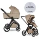 Easywalker Zoey Go Sand Taupe Kombinált Babakocsi – 22kg-ig, UPF50+ Kupolával és Összecsukható Mózeskosárral