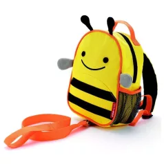   Skip Hop Zoo Hátizsák Biztonsági Pórázzal Méhecske - Aranyos, Praktikus és Biztonságos Gyermek Hátizsák 1 Éves Kortól