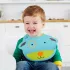 Skip Hop Zoo Szilikon Előke Kutyus Mintával 6 Hónapos Kortól - Puha, Állatos, Könnyen Tisztítható Előke Etetéshez