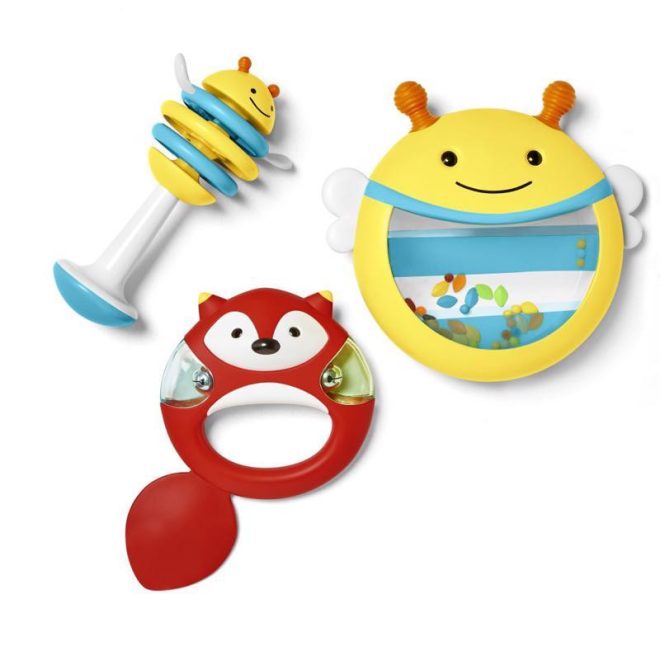 Skip Hop Explore & More Zenélő Játékszett 3 Hangszer 6 Hónapos Kortól