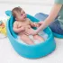 Skip Hop Moby 3 Fázisú Babafürdető Kád Ergonomikus Betéttel - Kék, Újszülött Kortól Használható Biztonságos Fürdetőkád