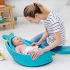 Skip Hop Moby 3 Fázisú Babafürdető Kád Ergonomikus Betéttel - Kék, Újszülött Kortól Használható Biztonságos Fürdetőkád