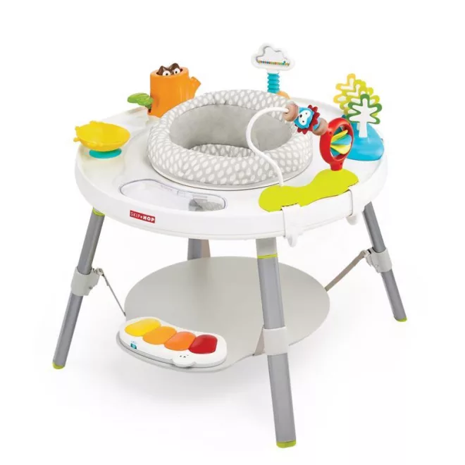 Skip Hop Explore & More Aktív Központ 3 az 1-ben 4 Hónapos Kortól - Fejlesztő Játszóasztal, Járássegítő és Átalakítható Játékállomás