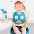 Skip Hop Zoo Szilikon Előke Bagoly Mintával 6 Hónapos Kortól - Állatos, Puha, Könnyen Tisztítható Előke Etetéshez