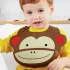 Skip Hop Zoo Szilikon Előke Bagoly Mintával 6 Hónapos Kortól - Állatos, Puha, Könnyen Tisztítható Előke Etetéshez