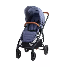   Valco Baby Trend 4 Ultra Sport Babakocsi Denim - Prémium Kompakt Összecsukás, Könnyű Alumínium Váz és Kényelmes Utazás 22kg-ig