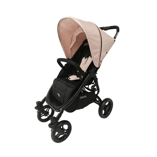 Valco Baby Snap 4 Sport Babakocsi Zephyr, Felfújható Kerekekkel, Ultrakönnyű 6.2kg, Egykézes Összecsukás, xxL Napellenző és Lábzsák, 22kg-ig Terhelhető