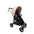 Valco Baby Snap 4 Sport Babakocsi Zephyr, Felfújható Kerekekkel, Ultrakönnyű 6.2kg, Egykézes Összecsukás, xxL Napellenző és Lábzsák, 22kg-ig Terhelhető