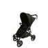Valco Baby Snap 4 Sport Babakocsi Liquorice Fekete, Ultrakönnyű 6.2kg, Egykézes Összecsukás, xxL Napellenző és Lábzsák, 22kg-ig Terhelhető