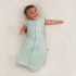 Ergopouch 2 az 1-ben Pólya és Alvózsák Cocoon Sage 0-3 Hónap 3-6Kg 1 TOG - Kényelmes Baba Alváshoz Puha Mindennapi Használatra