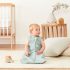 Ergopouch Organic Cotton Jersey Alvózsák Sage 8-24 hó (8-14kg) 0.2 TOG - Könnyű, Nyári, Kényelmes Alváshoz