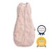 Ergopouch Cocoon 2 az 1-ben Pólya és Alvózsák Daisies 0-3 hó (3-6kg) 0.2 TOG - Könnyű, Nyári, Biztonságos Alváshoz