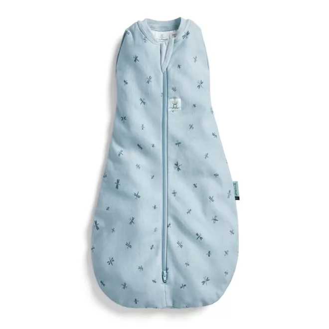 Ergopouch Pólya és Hálózsák 2 az 1-ben Cocoon Dragonflies 0-3 Hónap 3-6Kg 1 TOG - Kényelmes Baba Alváshoz Puha Mindennapi Használatra