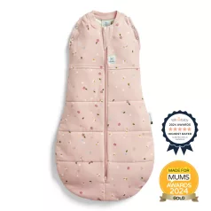   Ergopouch Cocoon 2 az 1-ben Hálózsák és Pólya Daisies 3-6 hó (6-8kg) 2.5 TOG - Meleg Téli, Biztonságos Alváshoz