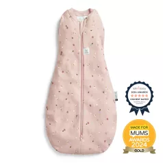   Ergopouch Cocoon 2 az 1-ben Pólya és Hálózsák Daisies 6-12 hó (8-10kg) 1 TOG - Egész Éves Kényelem, Biztonságos Alváshoz