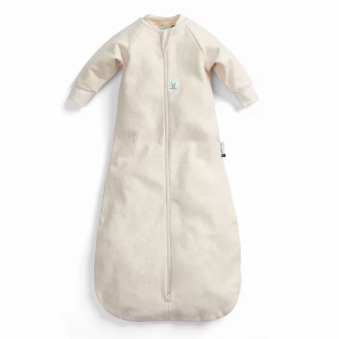 Ergopouch Jersey Oatmeal Marle Organikus Pamut Ujjas Alvózsák 8-24 Hónapos Babáknak 8-14kg 1 TOG - Kényelmes Átmeneti Alvózsák