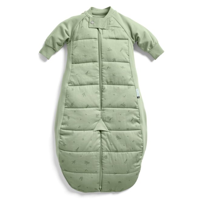 Ergopouch Organic Cotton Suit 2 az 1-ben Alvózsák és Kezeslábas Willow 3-12 hó (6-12kg) 2.5 TOG - Meleg Téli, Szabad Mozgás, Biztonságos Alváshoz