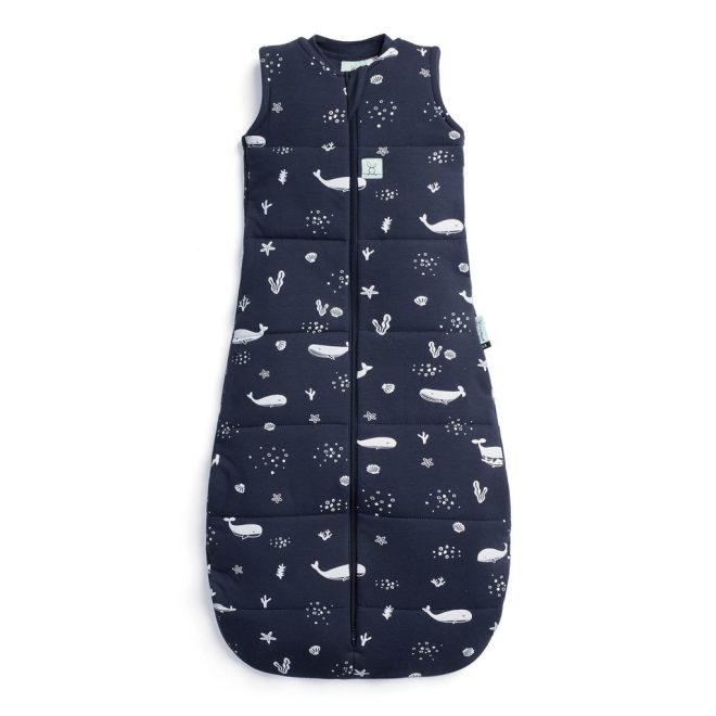 Ergopouch Organic Cotton Jersey Alvózsák Bálna 3-12 hó (6-10kg) 2.5 TOG - Meleg Téli, Kényelmes Alváshoz