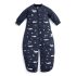Ergopouch Organic Cotton Suit 2 az 1-ben Alvózsák és Kezeslábas Whale 3-12 hó (6-12kg) 2.5 TOG - Meleg Téli, Szabad Mozgás, Biztonságos Alváshoz