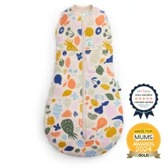   Ergopouch Cocoon 2 az 1-ben Pólya és Hálózsák Fruit Salad 6-12 hó (8-10kg) 2.5 TOG - Meleg Téli, Biztonságos Alváshoz