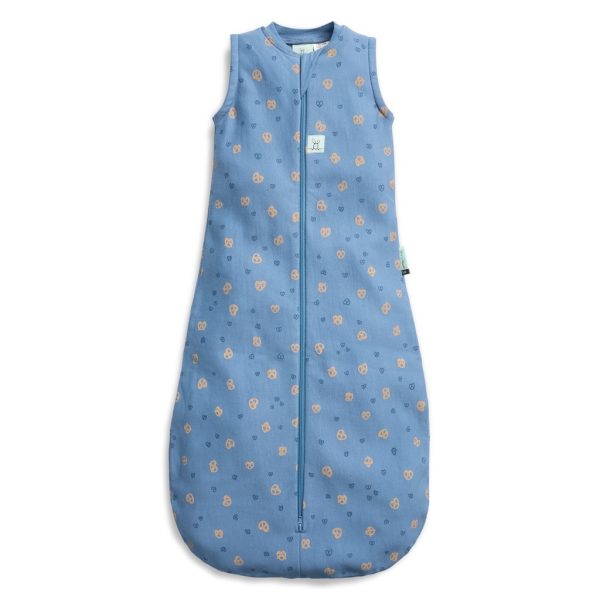 Ergopouch Organikus Pamut Jersey Alvózsák Petite Pretzel 8-24 hónapos korig - Kényelmes, Légáteresztő és Természetes Anyagból, 0,2 Tog Hőszabályozással