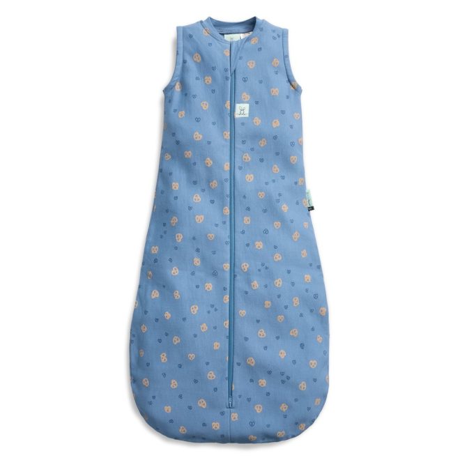 Ergopouch Organikus Pamut Jersey Alvózsák Petite Pretzel 8-24 hónapos korig - Kényelmes, Légáteresztő és Természetes Anyagból, 0,2 Tog Hőszabályozással