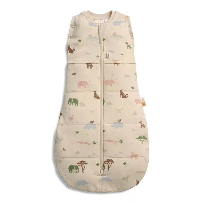 Ergopouch Pólya és Hálózsák 2 az 1-ben Cocoon Savannah 0-3 Hónap 3-6Kg 2.5 TOG - Kényelmes Baba Alváshoz Puha Mindennapi Használatra