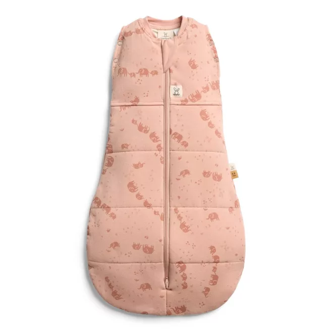 Ergopouch Pólya és Hálózsák 2 az 1-ben Cocoon Elephant Parade 3-6 Hónap 6-8Kg 2.5 TOG - Kényelmes Baba Alváshoz Puha Mindennapi Használatra