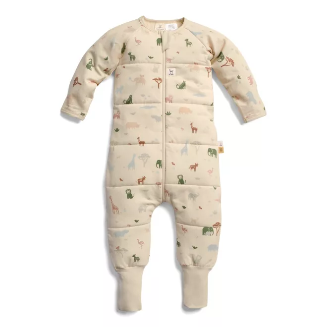 Ergopouch Organikus Pamut Alvó Kezeslábas Onesie Savannah 6-12 Hónap 2.5 TOG - Organikus Pamutból Kényelmes Hálózsák Nyugodt Baba Alváshoz