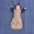 ergoPouch Cocoon Melody 2 az 1-ben Organikus Pamut Pólya és Hálózsák, 0–3 Hónap, 3-6kg, 2,5TOG