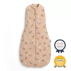 ergoPouch Cocoon Melody 2 az 1-ben Organikus Pamut Pólya és Hálózsák, 3–6 Hónap, 6-8kg, 0,2TOG