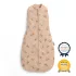 ergoPouch Cocoon Melody 2 az 1-ben Organikus Pamut Pólya és Hálózsák, 3–6 Hónap, 6-8kg, 0,2TOG