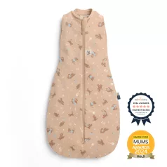 ergoPouch Cocoon Melody 2 az 1-ben Organikus Pamut Pólya és Hálózsák, 0–3 Hónap, 3-6kg, 1,0TOG