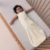 ergoPouch Jersey Lullaby Organikus Pamut Hálózsák Kétirányú Cipzárral, 8–24 Hónap, 8-14kg, 0,2TOG