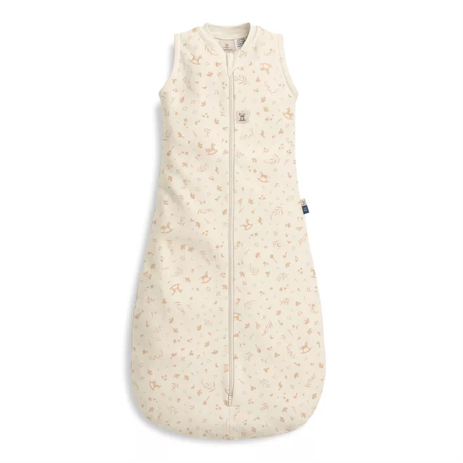 ergoPouch Jersey Lullaby Organikus Pamut Hálózsák Kétirányú Cipzárral, 3–12 Hónap, 6-10kg, 1,0TOG