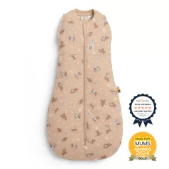 ergoPouch Cocoon Melody 2 az 1-ben Organikus Pamut Pólya és Hálózsák, 6–12 Hónap, 8-10kg, 2,5TOG
