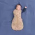 ergoPouch Cocoon Melody 2 az 1-ben Organikus Pamut Pólya és Hálózsák, 6–12 Hónap, 8-10kg, 2,5TOG
