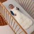 ergoPouch Jersey Lullaby Organikus Pamut Hálózsák Kétirányú Cipzárral, 3–12 Hónap, 6-10kg, 2,5TOG