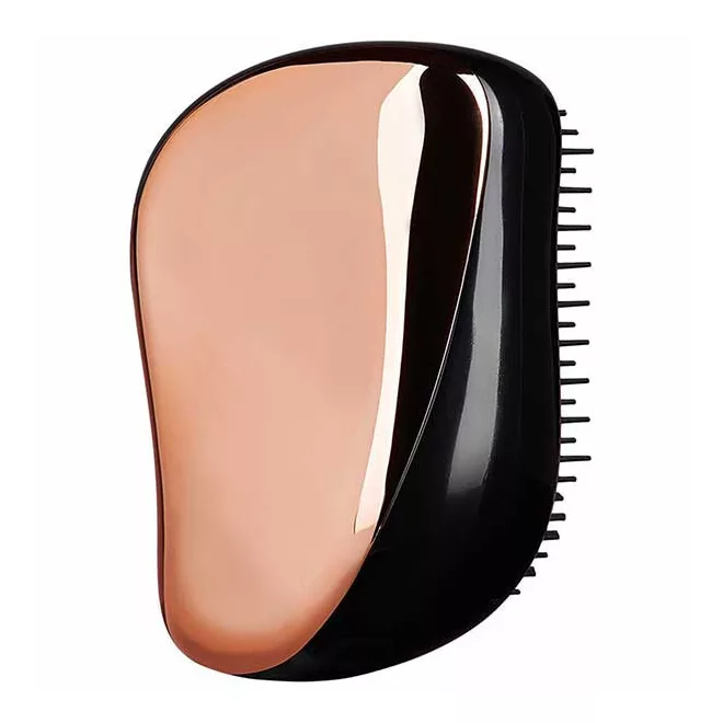 BellaHair Rose Gold Tangle Teezer Típusú Hajkefe Leopárd Mintával - Divatos Hajápoló Kefe Könnyű Fésüléshez