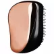 BellaHair Rose Gold Tangle Teezer Típusú Hajkefe Leopárd Mintával - Divatos Hajápoló Kefe Könnyű Fésüléshez