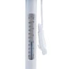 Medence Hőmérő Deluxe 15x2.5cm - Úszó Vízihőmérő Húzózsinórral, Celsius és Fahrenheit Skálával, Egyszerű és Letisztult Kivitel (599572250898)