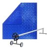 OXO Optimal Blue 500 Méretre Vágható Szolártakaró Medencéhez 4.5x9.0m - Extra Vastag, UV-álló és Hőtartó Prémium Medencefedés