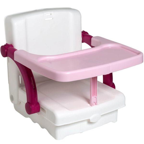 KidsKit HI Seat Ülésmagasító Fehér Pink Rózsaszín