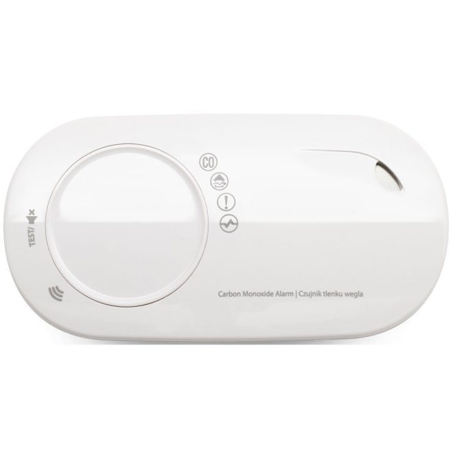 FireAngel FA3328-INT Szén-monoxid Riasztó - NFC Kapcsolattal, Hosszú Élettartamú Érzékelő, Modern Fehér Kivitel